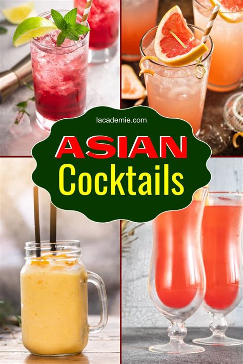 asian cocktail recipes|unique asian drinks.